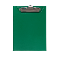 Планшет-папка А5 с прижимом PVC зеленый, Buromax