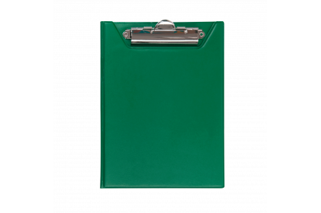 Планшет-папка А5 с прижимом PVC зеленый, Buromax