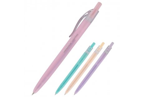 Ручка шариковая автоматическая Candy, цвет чернил синий 0,5мм, Axent