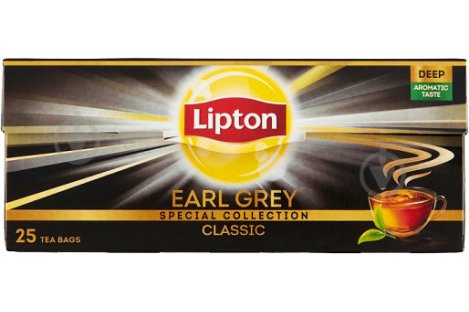 Чай чорний Lipton Earl Grey у пакетиках 25шт*1.5г