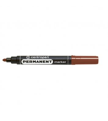 Маркер перманентный 8566, цвет чернил коричневый 2,5 мм, Centropen