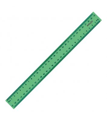 Лінійка 30см пластикова зелена, Axent