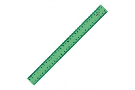 Лінійка 30см пластикова зелена, Axent