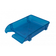 Лоток горизонтальний пластиковий блакитний прозорий, Arnika