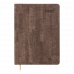 Щоденник датований A5 2024 Wood коричневий, Buromax