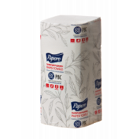 Рушники паперові двошарові 160шт Z-складання білі, Papero
