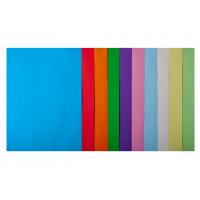 Набір паперу А4 80г/м2 50арк кольоровий 10 кольорів пастельний/інтенсивний, Buromax