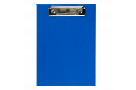 Планшет А5 с прижимом PVC темно-синий, Buromax
