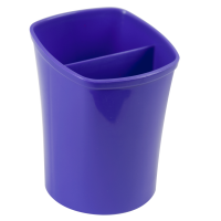 Подставка канцелярская пластиковая фиолетовая, Zibi