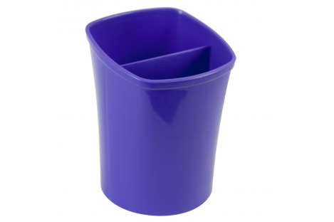 Подставка канцелярская пластиковая фиолетовая, Zibi