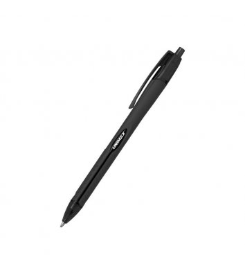 Ручка кулькова автоматична Aerogrip, колір чорнил чорний 0,7мм, Unimax