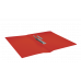 Папка А4 пластиковая с зажимом Clip B красная, Buromax
