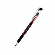 Ручка гелева Top Tek, колір чорнил червоний 0,5мм, Unimax