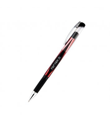 Ручка гелевая Top Tek, цвет чернил красный 0,5мм, Unimax
