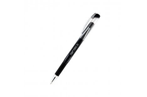 Ручка гелева Top Tek, колір чорнил чорний 0,5мм, Unimax