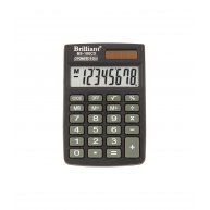 Калькулятор  8 розрядів кишеньковий 58*88*10мм, Brilliant
