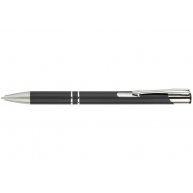 Ручка шариковая автоматическая металлическая Hit корпус серый, цвет чернил синий 0,5мм, Economix