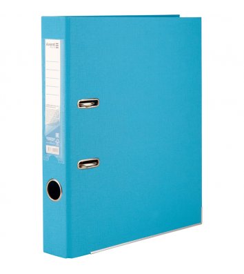 Папка-регистратор А4 50мм двухсторонняя светло-голубая, Axent