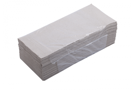 Рушники паперові  одношарові 160шт V-складання сірі, Buroclean