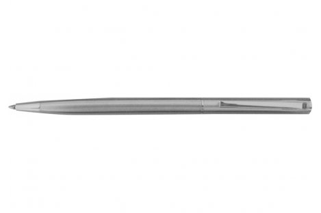 Ручка кулькова Canoe, колір корпусу сріблястий, Cabinet