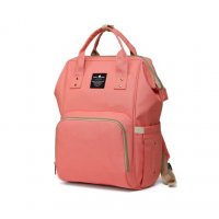 Рюкзак - сумка для мамы розовая