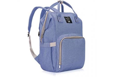 Рюкзак - сумка для мами джинсовий