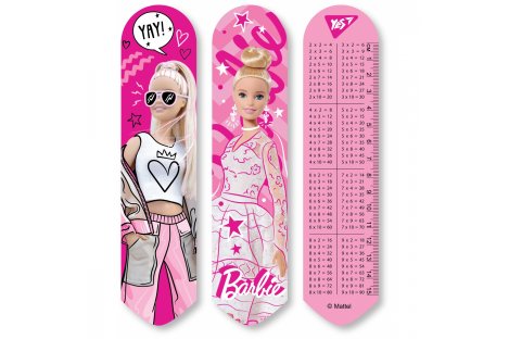 Закладка пластиковая 2D "Barbie", Yes