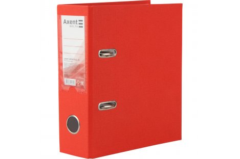 Папка-регистратор А5 70мм односторонняя красная, Axent