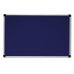 Доска текстильная 90*120см синяя, рамка алюминиевая, ABC Office