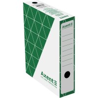 Бокс архивный 80мм зеленый, Axent