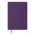 Деловой блокнот А5 96л линия Color Tunes фиолетовый, Buromax