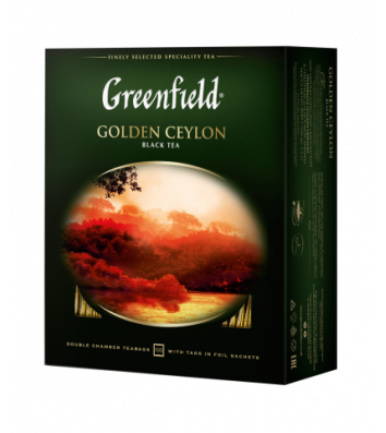 Чай черный Greenfield "Golden Ceylon" в пакетиках 100шт