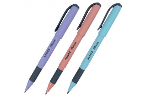 Ручка гелевая пиши-стирай Illusion, цвет чернил синий 0,5мм, Axent