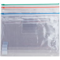 Папка-конверт А4 на блискавці пластикова асорті, Buromax