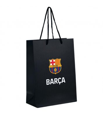 Пакет подарунковий паперовий "FC Barcelona" 18*24 см, Kite
