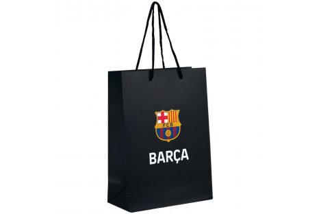 Пакет подарунковий паперовий "FC Barcelona" 18*24 см, Kite