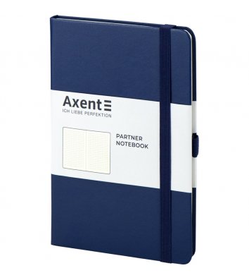 Діловий записник А5 96арк в крапку Partner синій, Axent