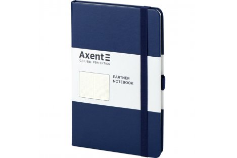 Діловий записник А5 96арк в крапку Partner синій, Axent