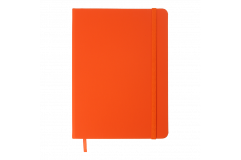 Ежедневник датированный А5 2024 Touch Me на резинке оранжевый, Buromax