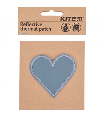 Термонашивка світловідбиваюча серце, Kite