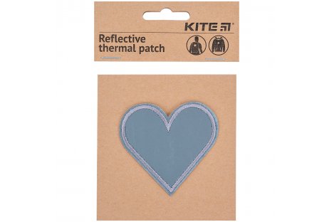 Термонашивка світловідбиваюча серце, Kite Термонашивка світловідбиваюча серце, Kite