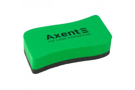 Губка для досок магнитная зеленая Wave, Axent