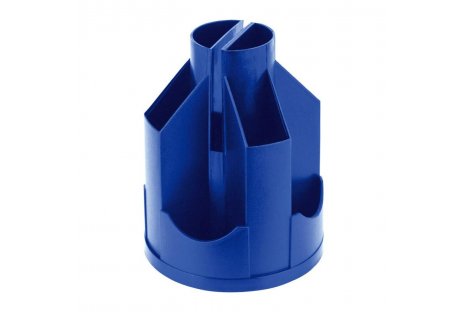Подставка канцелярская пластиковая синяя, Axent