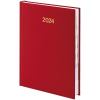 Ежедневник датированный А5 2024 Miradur красный, Brunnen