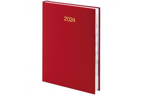 Ежедневник датированный А5 2024 Miradur красный, Brunnen