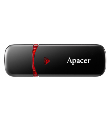Флеш-память 64GB Apacer AH333, корпус черный