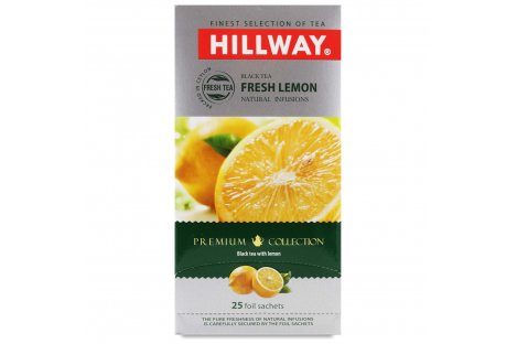 Чай черный Hillway с лимоном в пакетиках 25шт*1.5г
