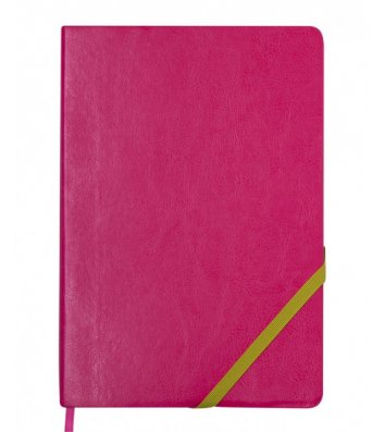 Діловий записник A5 96арк нелінований Lollipop рожевий, Buromax