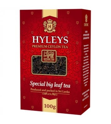 Чай черный Hyleys заварной крупнолистовой 100г