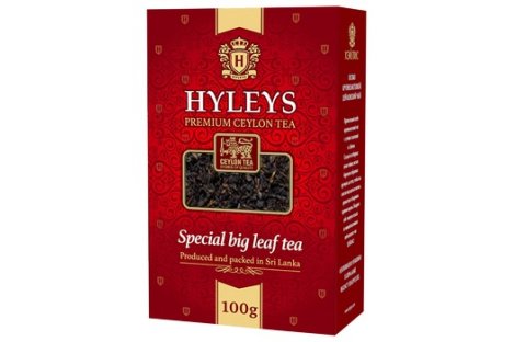 Чай черный Hyleys заварной крупнолистовой 100г